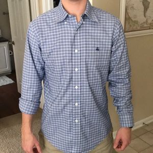 Brooks Brothers blue/white button down shirt